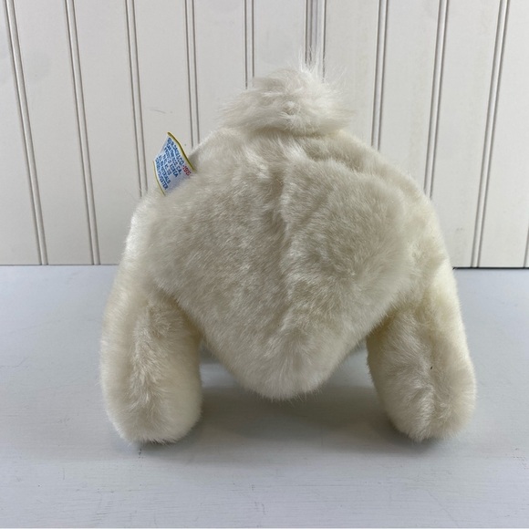 Vintage 1983 Dakine White and Pink Plush Bunny Easter Bunny Toy Stuffed Animal - Picture 8 of 14